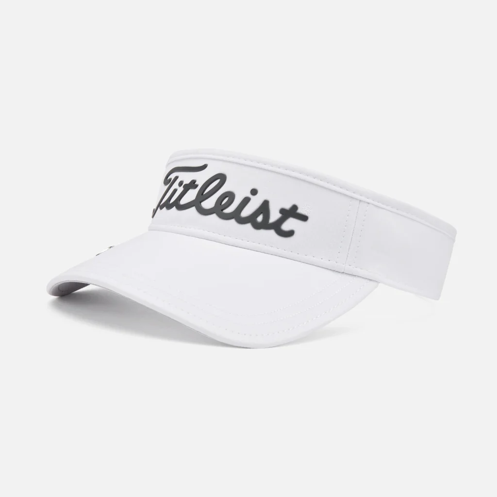 Mũ nửa đầu Titleist Players Ball Marker Visor – White / Charcoal