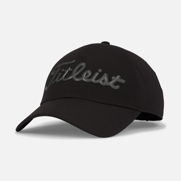 Mũ golf Titleist Players StaDry Cap – Black / Charcoal