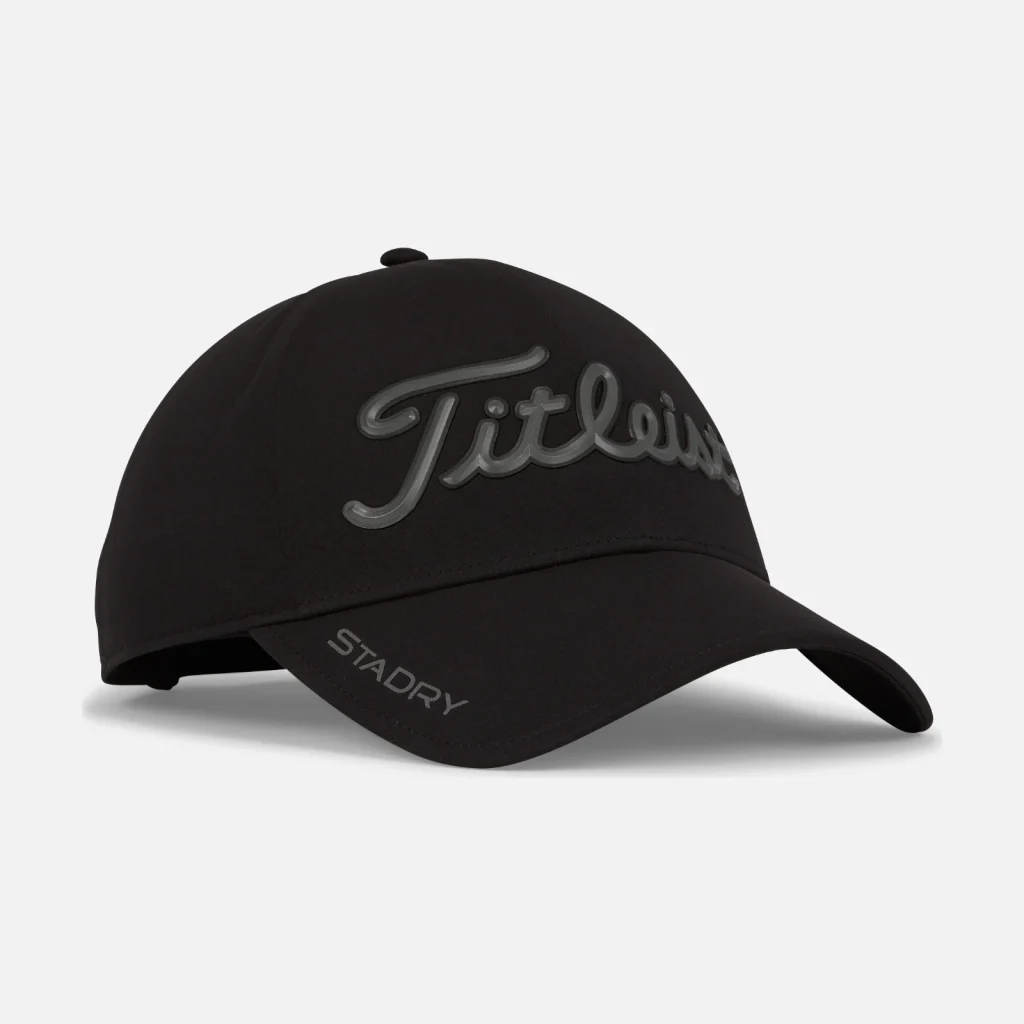 Mũ golf Titleist Players StaDry Cap – Black / Charcoal