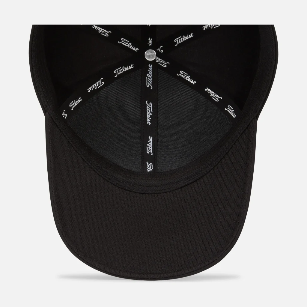 Mũ golf Titleist Players StaDry Cap – Black / Charcoal