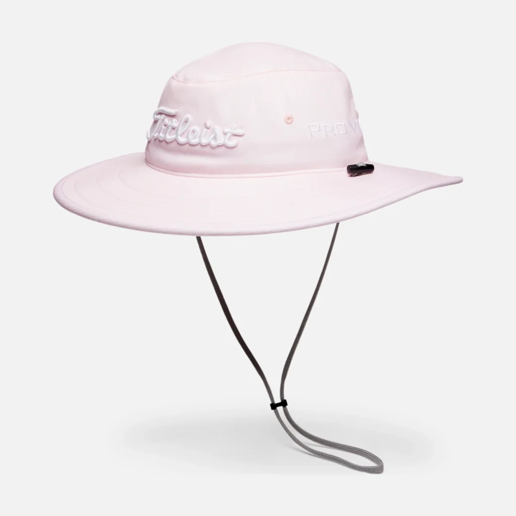 Mũ tai bèo Titleist Tour Aussie – Pale Pink / White