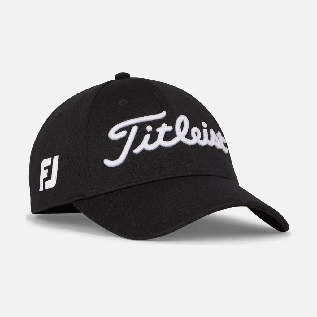 Mũ golf Titleist Tour Elite TrueFit – Black / White