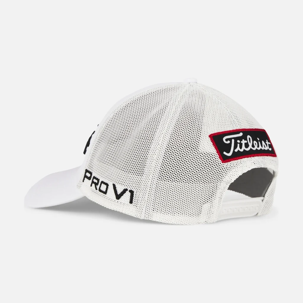 Mũ golf Titleist Tour Performance Mesh – White / Black