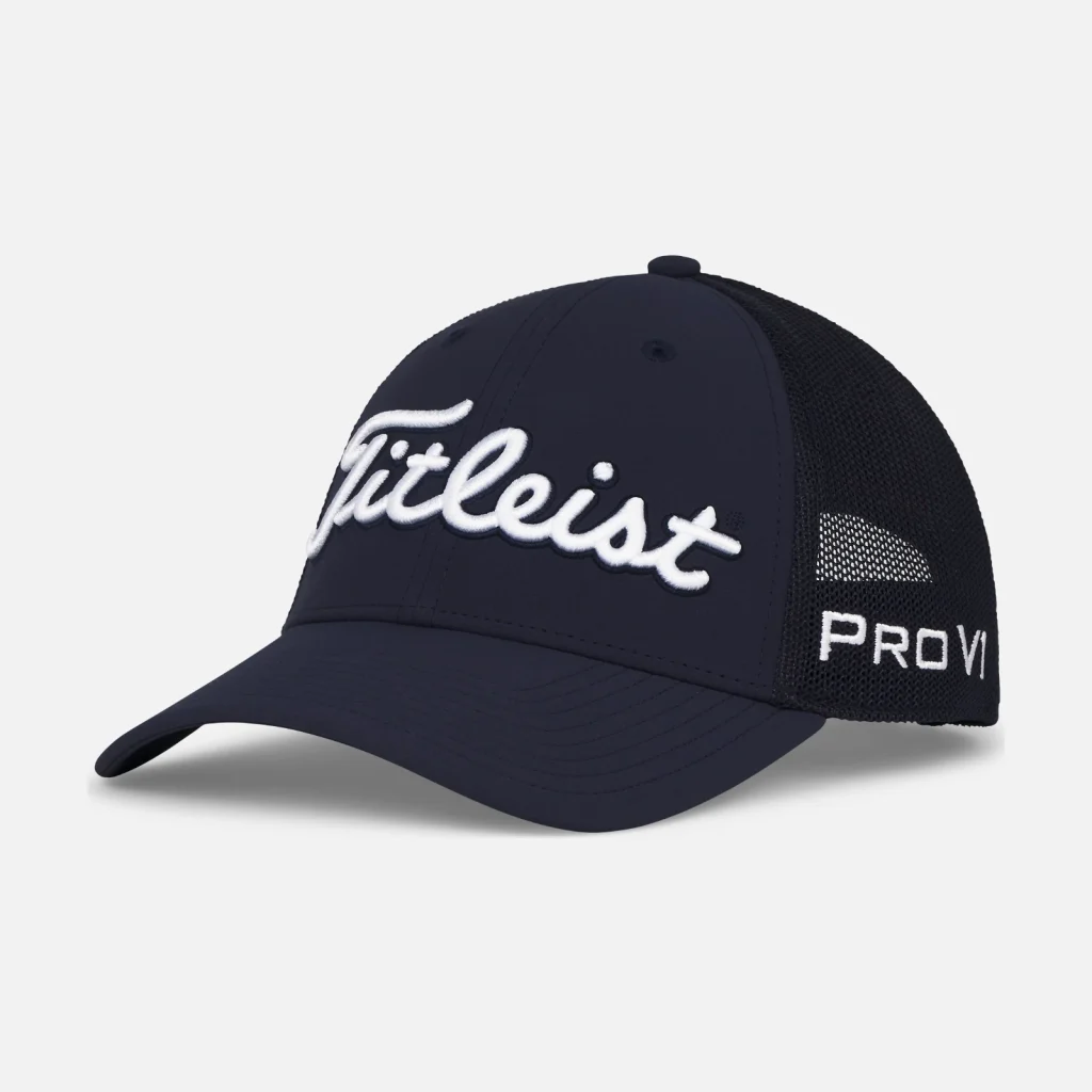 Mũ golf Titleist Tour Performance Mesh – Navy / White