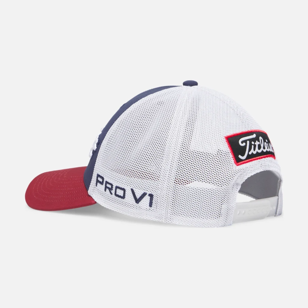 Mũ golf Titleist Tour Performance Mesh – Navy / Crimson / White