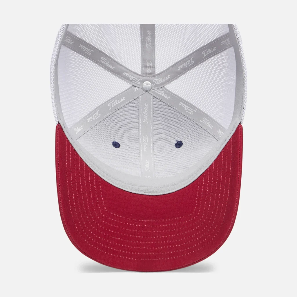 Mũ golf Titleist Tour Performance Mesh – Navy / Crimson / White