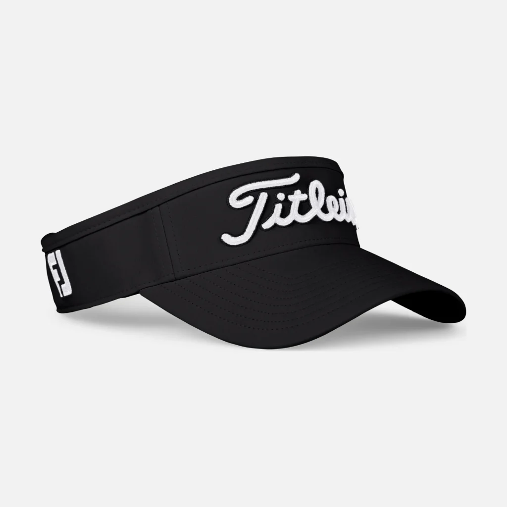 Mũ nửa đầu Titleist Tour Performance Visor – Black / White