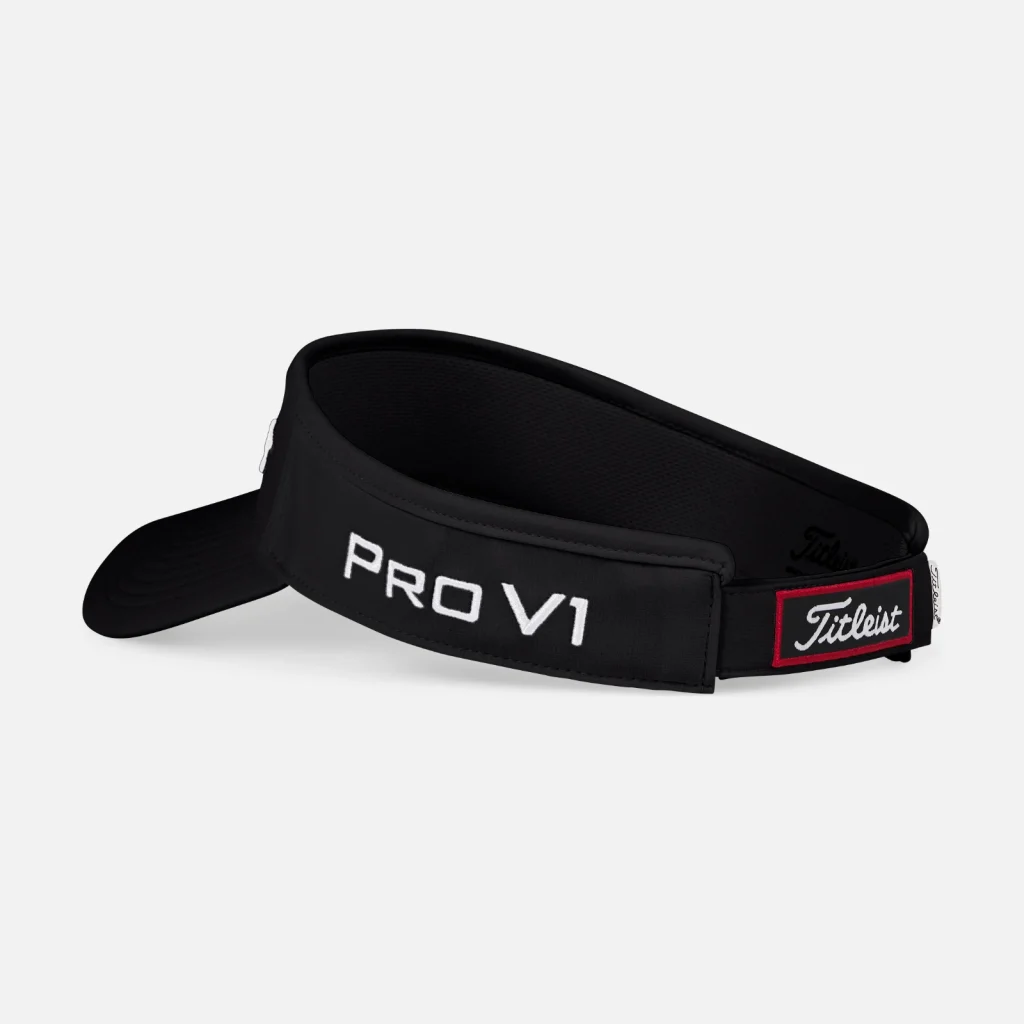 Mũ nửa đầu Titleist Tour Performance Visor – Black / White