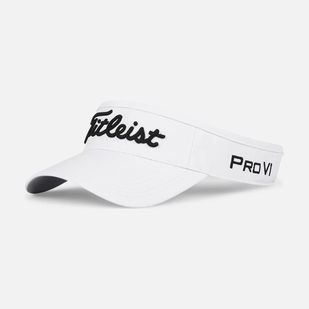 Mũ nửa đầu Titleist Tour Performance Visor – White / Black