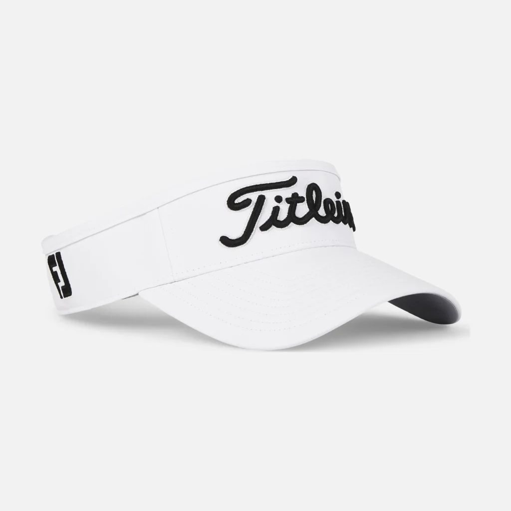 Mũ nửa đầu Titleist Tour Performance Visor – White / Black