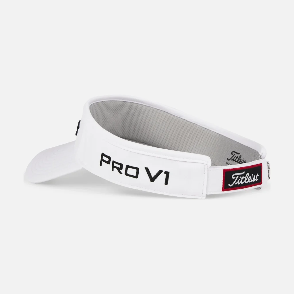 Mũ nửa đầu Titleist Tour Performance Visor – White / Black