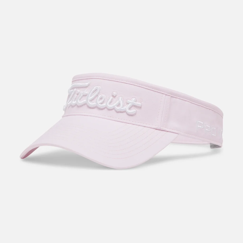 Mũ nửa đầu Titleist Tour Performance Visor – Pale Pink / White