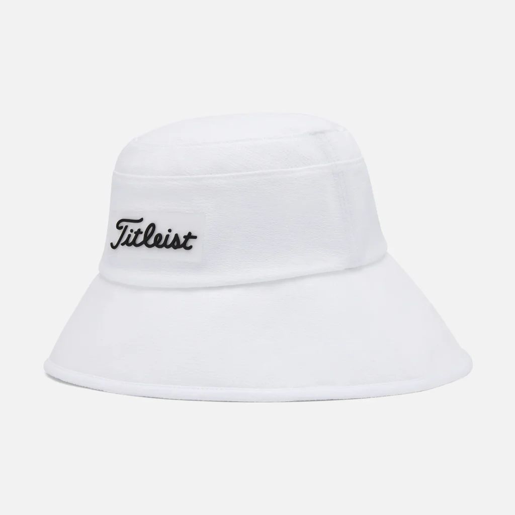 Mũ tai bèo nữ Titleist Women's String Bucket – White