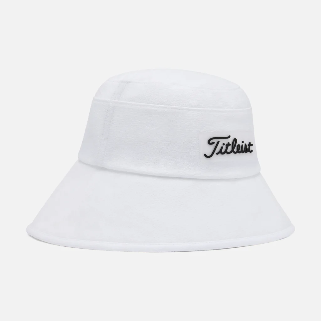 Mũ tai bèo nữ Titleist Women's String Bucket – White