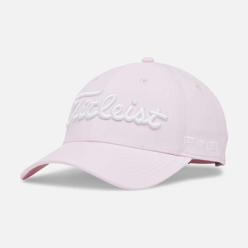 Mũ golf nữ Titleist Women's Tour Performance – Pale Pink / White