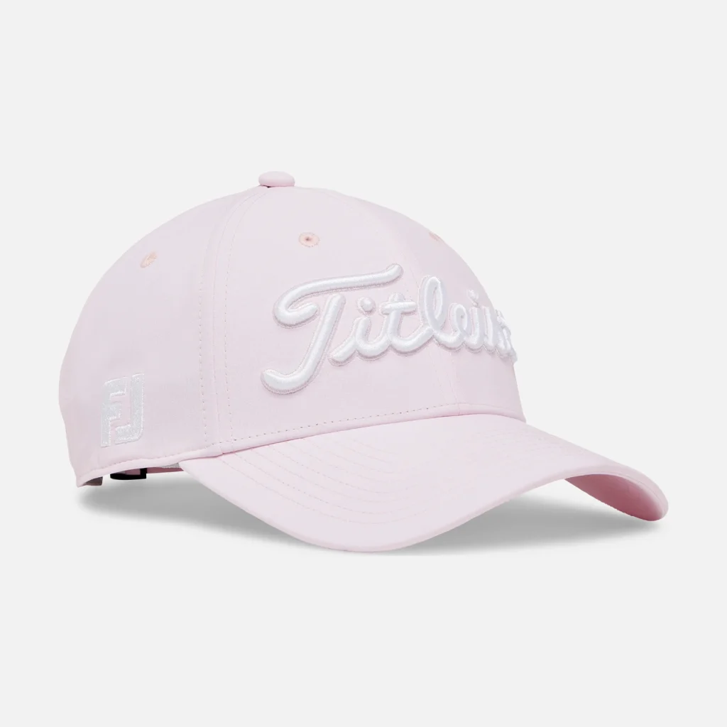 Mũ golf nữ Titleist Women's Tour Performance – Pale Pink / White